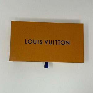 Authentic Louis Vuitton Accessory Orange Box w/Draw Pull
